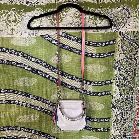 Coach Limited Edition Blue/ Pink/ Gray Mini Willis Legacy 21741 Crossbody Bag - Picture 11 of 16